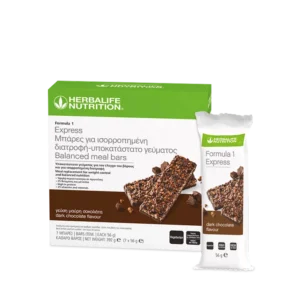 f1 express Μπάρες Μαύρη Σοκολάτα herbalife